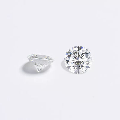 Ukuran Besar Bulat Berkilau Potong 6+cts Sebagai Lab Tumbuh Dibuat CVD White Diamond IGI Sertifikasi Potongan Ideal