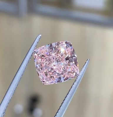 Desain Perhiasan Laboratorium Buatan Grown Pink Diamond OEM ODM