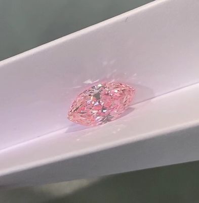 Lab Dibuat Berlian Berwarna Man Made Real Diamonds lab menciptakan cincin berlian merah muda Prime Source Marquise Loose Diamond