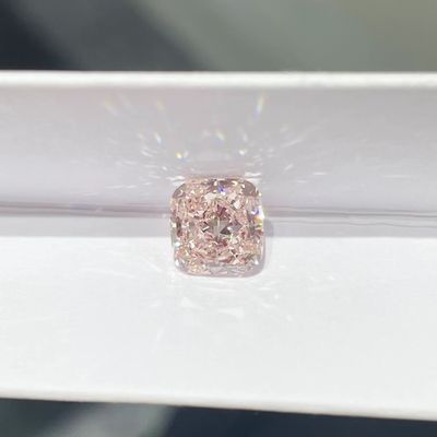 Bantalan Brilliant Cut 2.0ct-2.5ct CVD Lab Grown Pink Diamonds Bersertifikat IGI