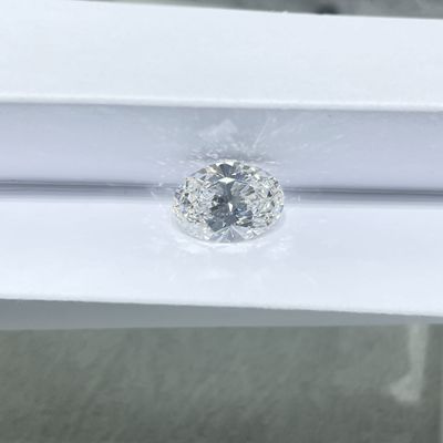 0.5ct Oval Brilliant Cut D VS Ukuran Kecil Berukuran Laboratorium Diamonds IGI Certified