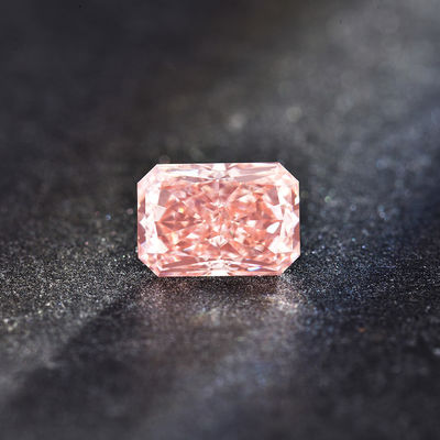 100% Carbon Lab Grown Pink Diamonds Man Made Berlian Sintetis