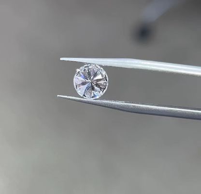 Fine Lab Tumbuh Berlian Putih Bulat Berwarna Berlian 2ct Dibuat di Cina