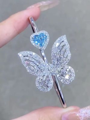 Perhiasan Berlian Kupu-kupu Perhiasan Earring Kalung