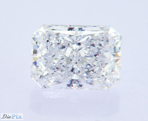Lab Made Diamonds CVD IGI bersertifikat sintetis berlian Radiant Shape Ring Necklace