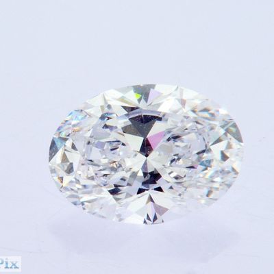 3.2ct Tidak ada Bowtie Ice Cut Oval Brilliant IGI Certified Laboratory Dibuat sintetis putih CVD Berlian