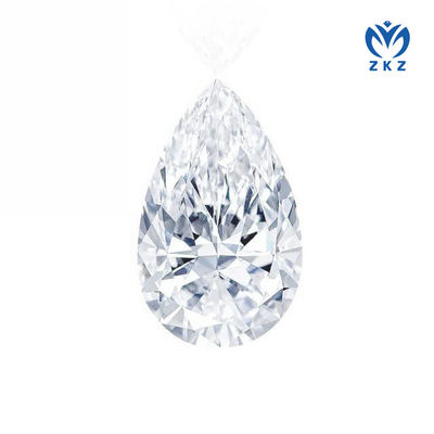 3.4ct D VS Kualitas Tidak ada Bowtie Pear Cut Lab Dibuat CVD White Diamond